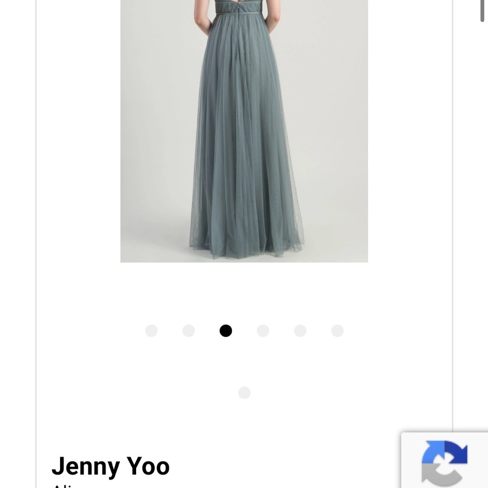 Jenny Yoo Mayan Blue Soft Tulle - Picture 7 of 12